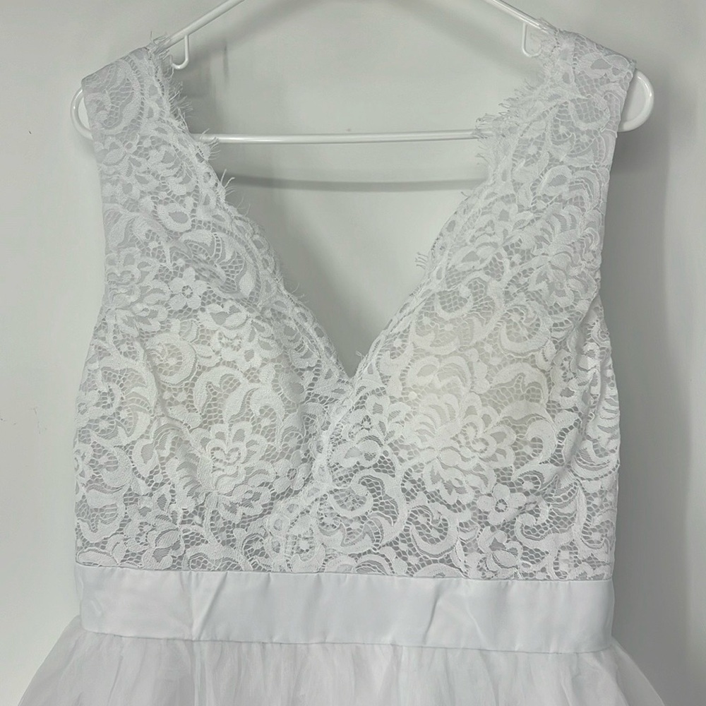 June bridals NWT white tulle dress - Picture 2 of 9
